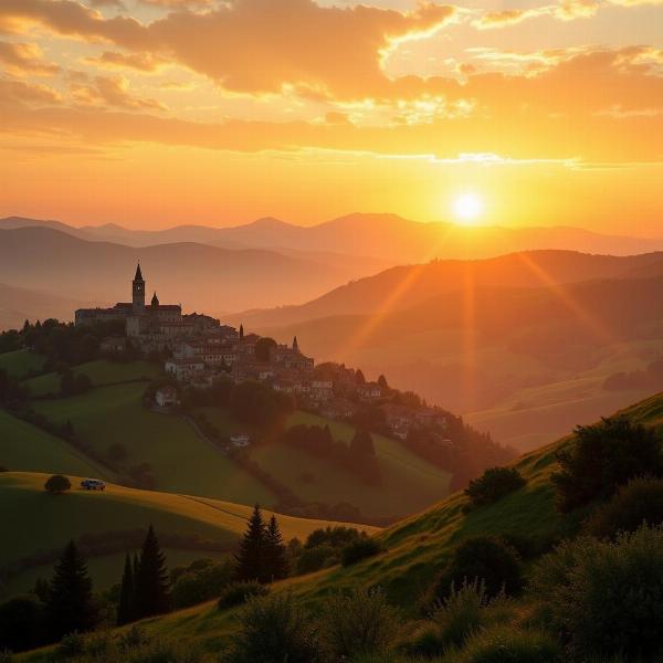 Buongiorno con il sole: Alba in Italia