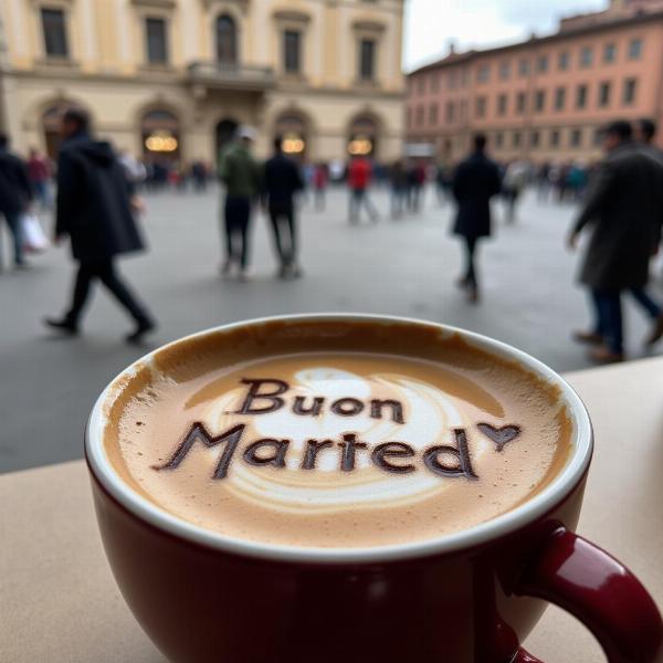 Buon Martedì e Buona Giornata: Immagine Caffè