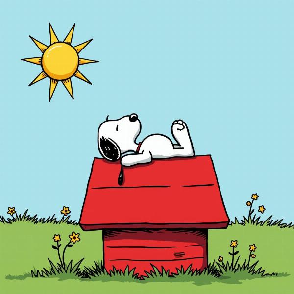 Buon week end Snoopy: Relax e coccole