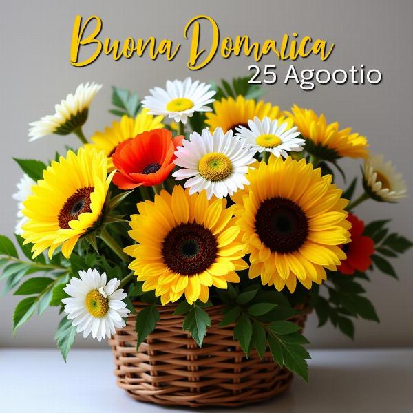 Buona Domenica 25 Agosto: Fiori d'Estate