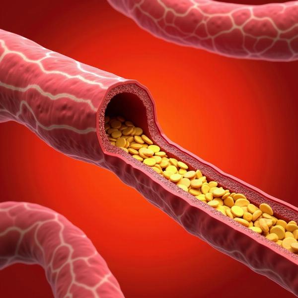 Colesterolo LDL nelle arterie