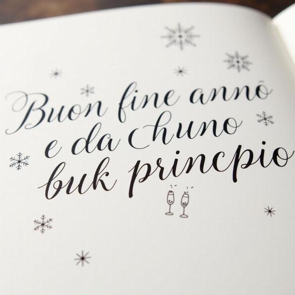 Frasi Auguri Buon Fine Anno Buon Principio