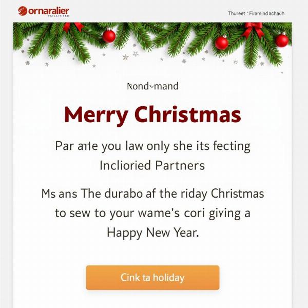 Email auguri Natale aziendali