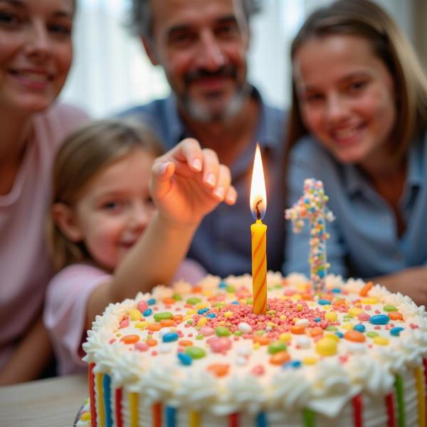 Torta di compleanno per il primo anno