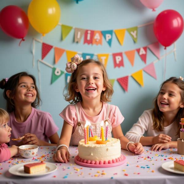 Festa di compleanno per una bimba di 3 anni