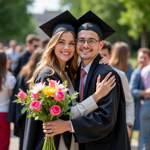 Frasi di una madre al figlio per la laurea