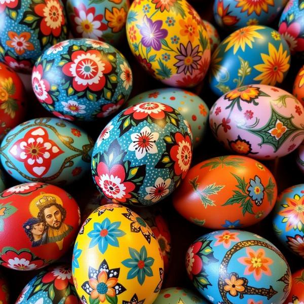 Huevos de Pascua decorados España