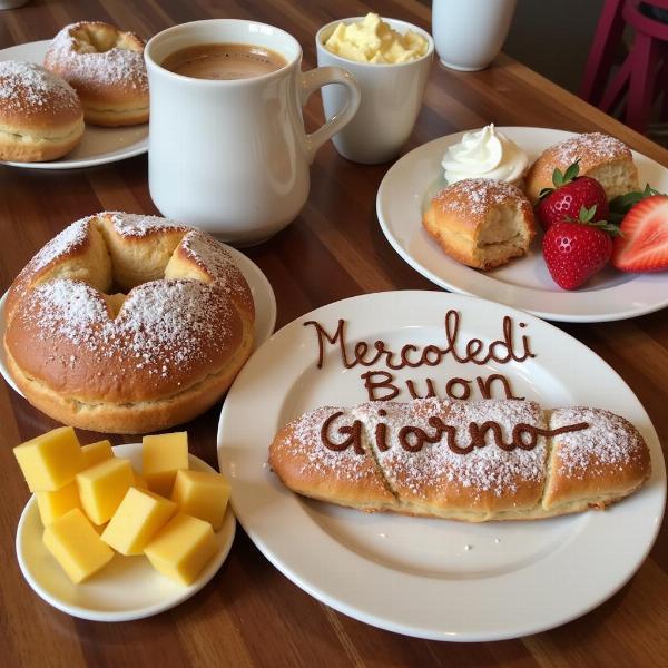 Mercoledì buon giorno con colazione