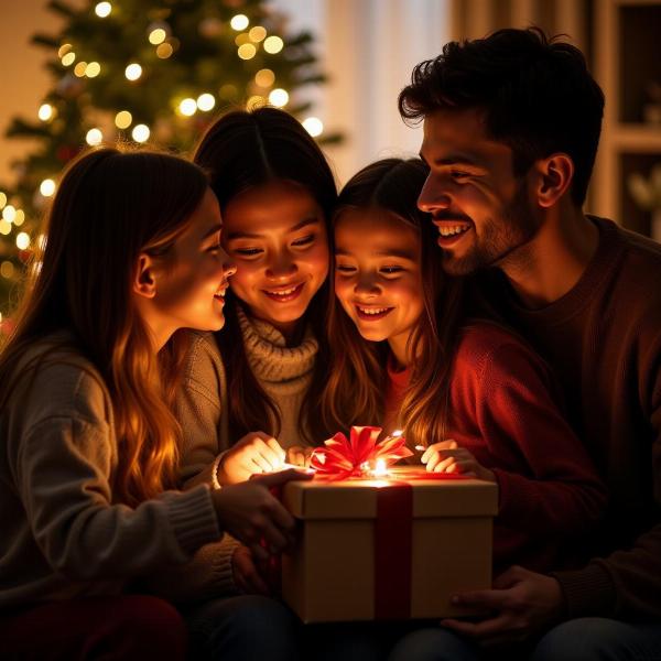 Famiglia riunita per Natale