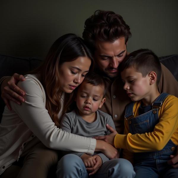 Parole di conforto per una famiglia in lutto