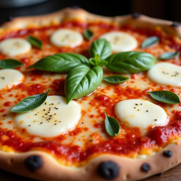 Pizza Margherita napoletana tradizionale