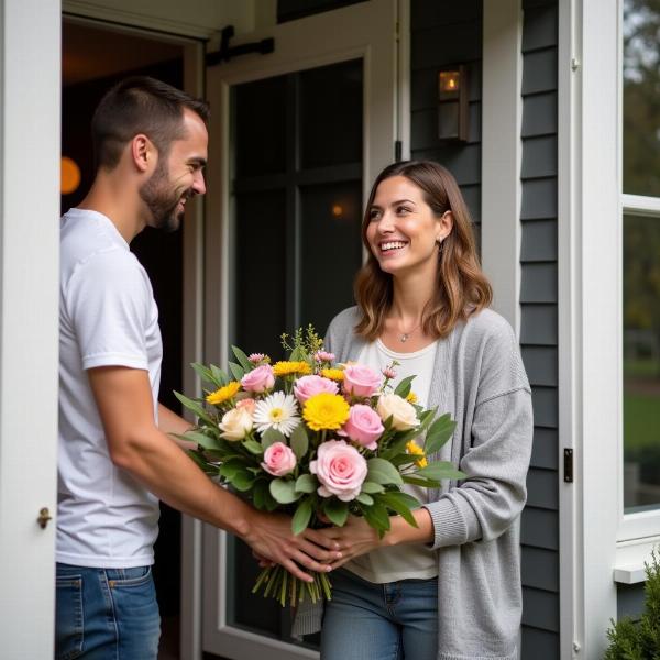 Consegna a domicilio di fiori per Miriam