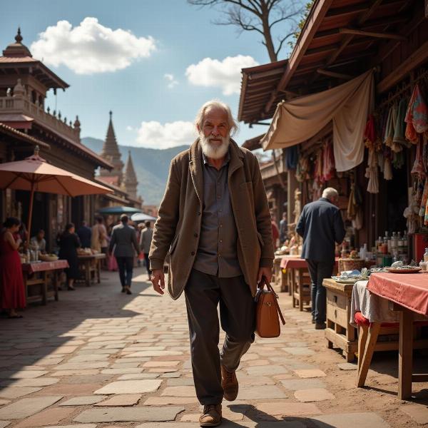 Tiziano Terzani in viaggio