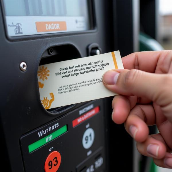 Utilizzo del buono carburante ENI al self-service