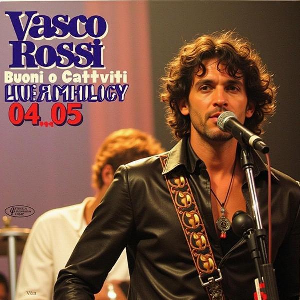 Copertina album Vasco Rossi Buoni o Cattivi Live Anthology 04.05