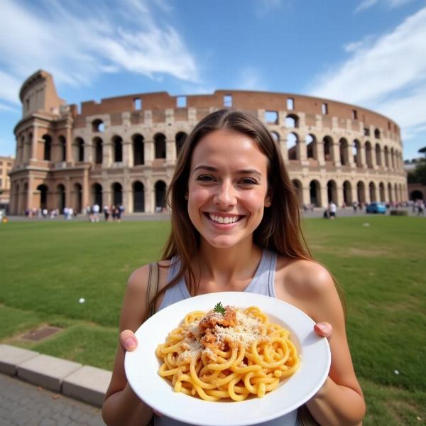 Viaggio a Roma: Colosseo e pasta