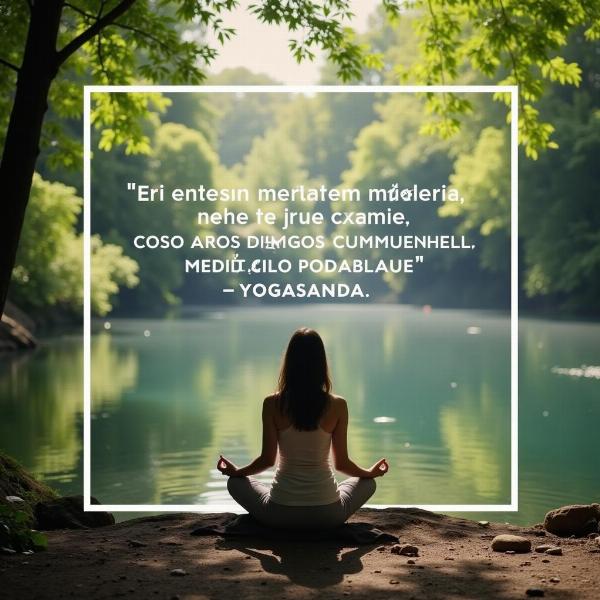 Yogananda e la meditazione per la pace interiore