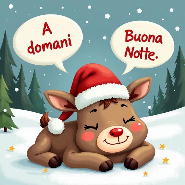 A domani, immagini di buona notte per Natale