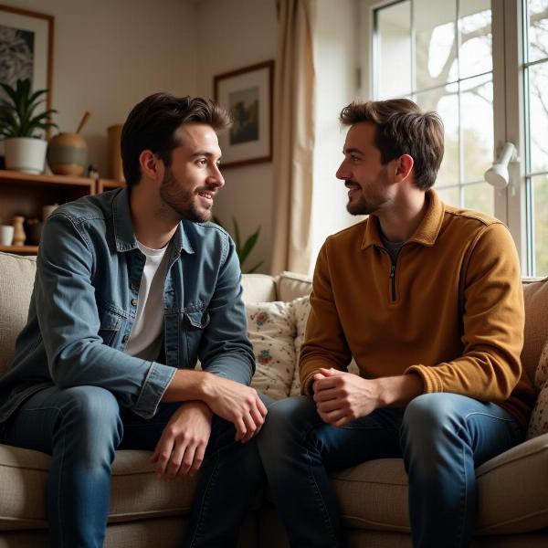 Auguri di compleanno figlio adolescente: Una conversazione aperta e sincera tra padre e figlio.