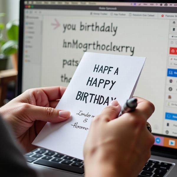 Bigliettini buon compleanno personalizzati da stampare