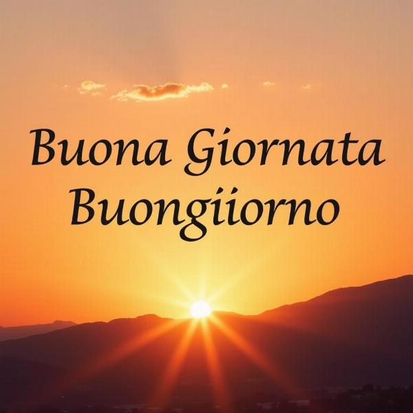 Immagini di buona giornata e buongiorno nuove con alba serena