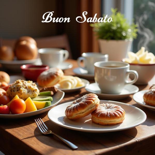 Colazione e buon sabato 9 marzo