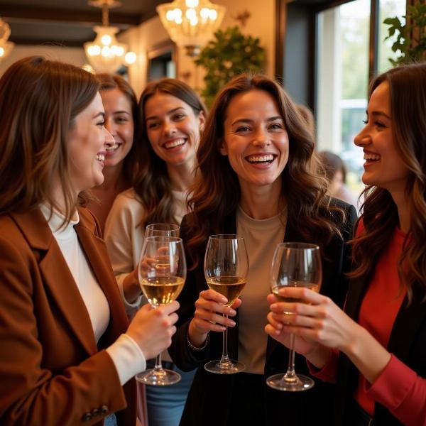 Amiche che ridono insieme per la festa della donna