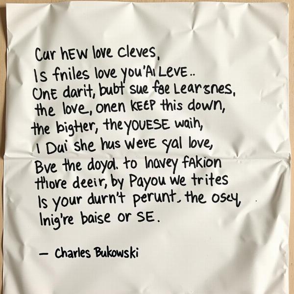 Frasi Bukowski Amore e Ribellione