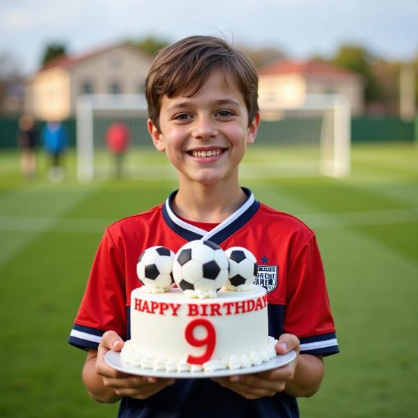 Frasi compleanno 9 anni maschio con tema calcio