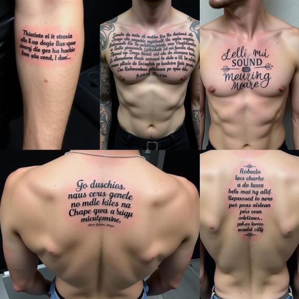 Tatuaggi uomo frasi sulla vita: Idee e suggerimenti