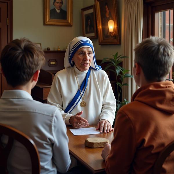 Madre Teresa parla del perdono in famiglia