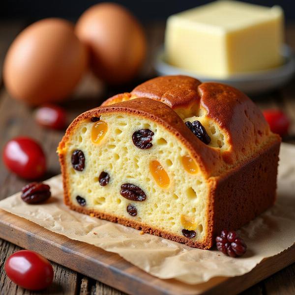 Panettone artigianale con ingredienti freschi