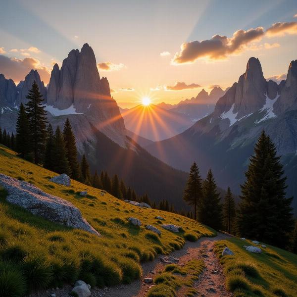 Alba sulle Dolomiti: Passione Frasi Montagna