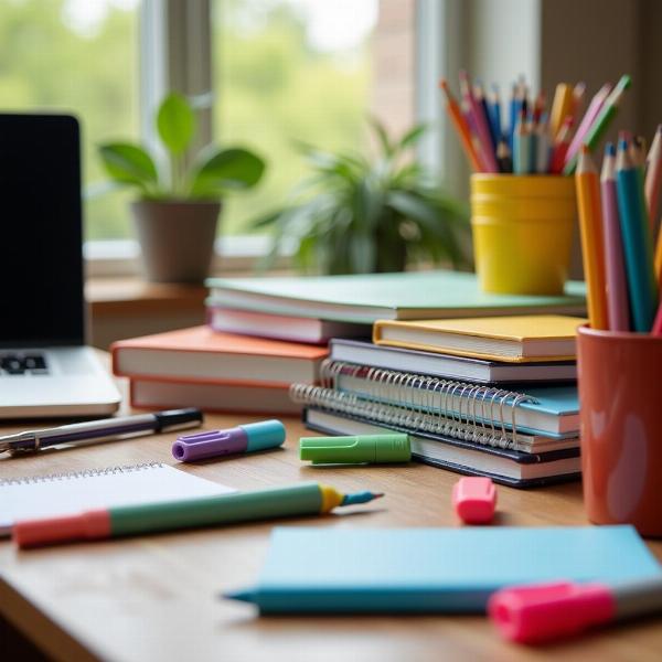 Libri e quaderni per il primo giorno di scuola