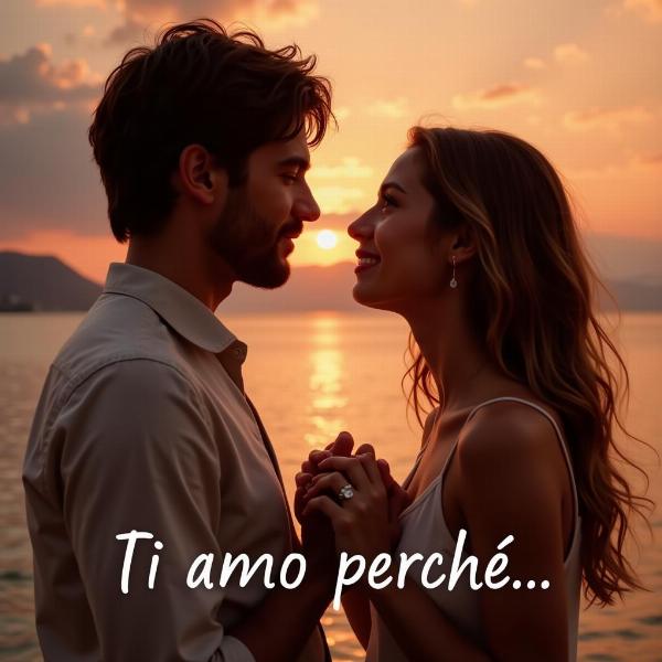 Frasi romantiche "Ti amo perché"